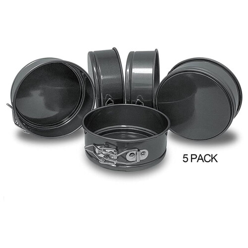 Cake Pan Set - Pack Of 5 Nonstick Round Baking Pans 1