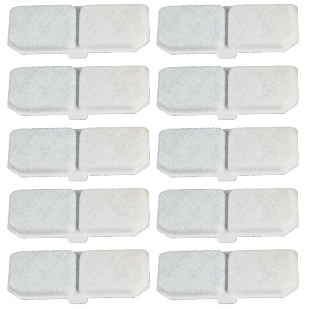 10Pcs Cat Water Fountain Filter Pet Water Fountain Filter Elements 4851114127895