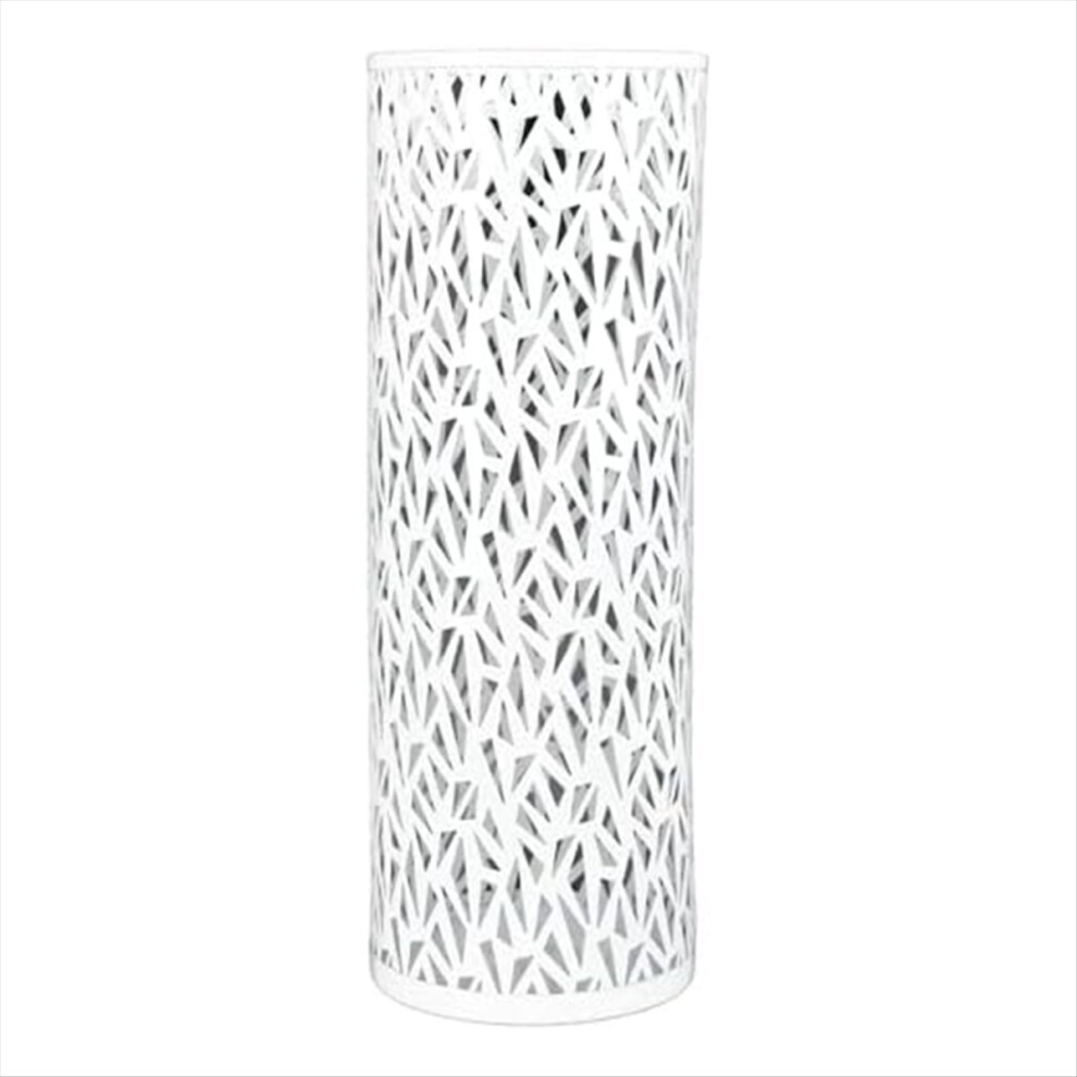 Umbrella Stand Hollow Freestanding Umbrella Stand White 4851114126645