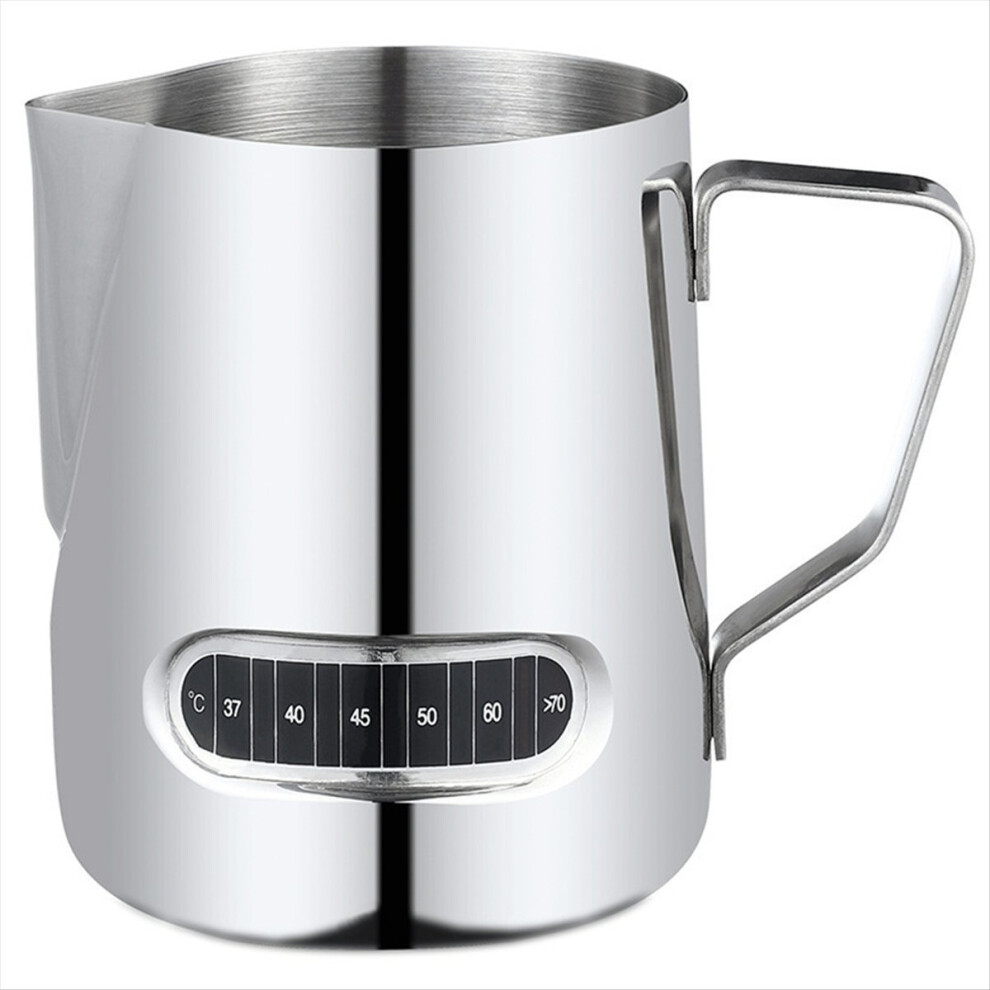 Milk Frother Temperature Display Milk Frother Pot And Cup 350Ml 4851114126591