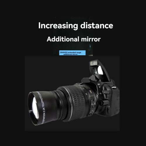 Τηλεφακός 55mm 2.0x Τηλεμετατροπέας Ψηφιακής Φωτογραφικής Μηχανής SLR Εξαρτήματα 1