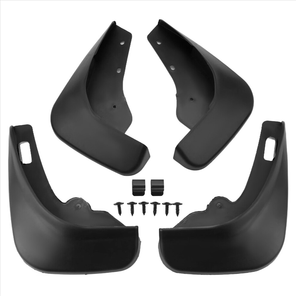 Fit For Focus 2 Mk2 Mk2.5 Saloon Sedan 2005-2011 Mud Flap Black 4851114132264