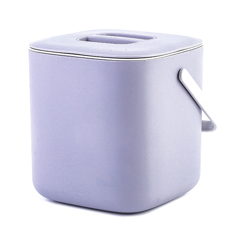 Plastic Kitchen Food Waste Trash With Rubbish Container Light/Grey 4851114131656