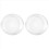 2 st/set diameter 90 mm dimljus härdat glas imskyddsglas 2
