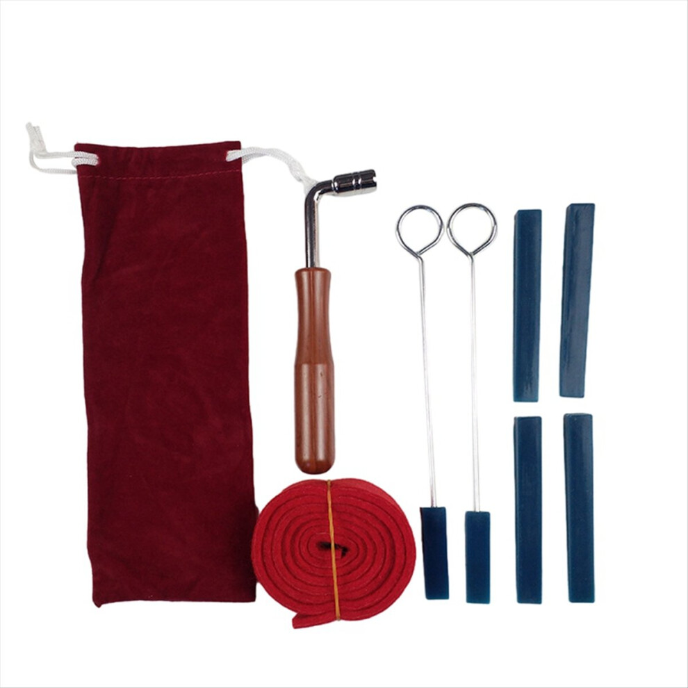 Professional Piano Tuning Kit, Piano Tuner Hammer Mute 4851114134909