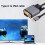 TYPE C til VGA-kabel USB 3.1 til VGA-adapter 10 Gbps HD-skjermkabel 2