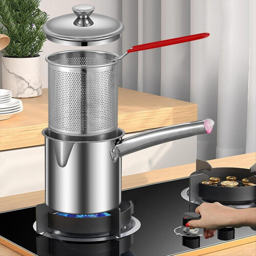 Friteuse, petite friteuse, paniers multifonctions en acier inoxydable 2