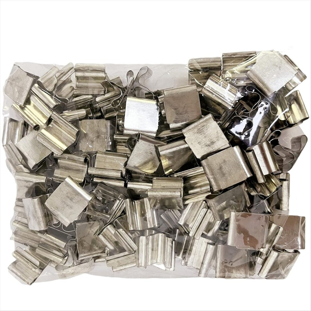 100 Pcs Metal Wick Sustainer,Wick Holder For Wood Wick Candle 4851114139874