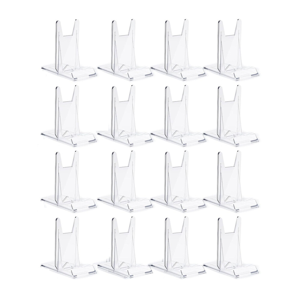 16Pcs Book Stand For Display Crystal Book Holder Display Adjustable 4851114138211