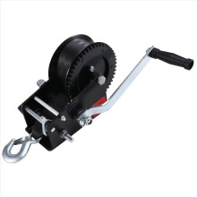 3500LB/1600Kg Handgetriebe Winde Heavy Duty Seil Kurbel mit Gurtband