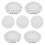 Lace Doilies Paper 100 Pcs,4.5 inch Liners for Cake,Tableware Display 3