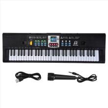 Pianoforte elettronico a 61 tasti con microfono, regalo per bambini principianti