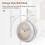 Iron Round Wall Hanging Double Sided Retro Station Clock Home Decor 4