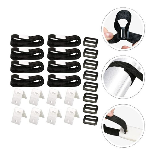 Pool Solar Cover Reel Attachment Straps Kit