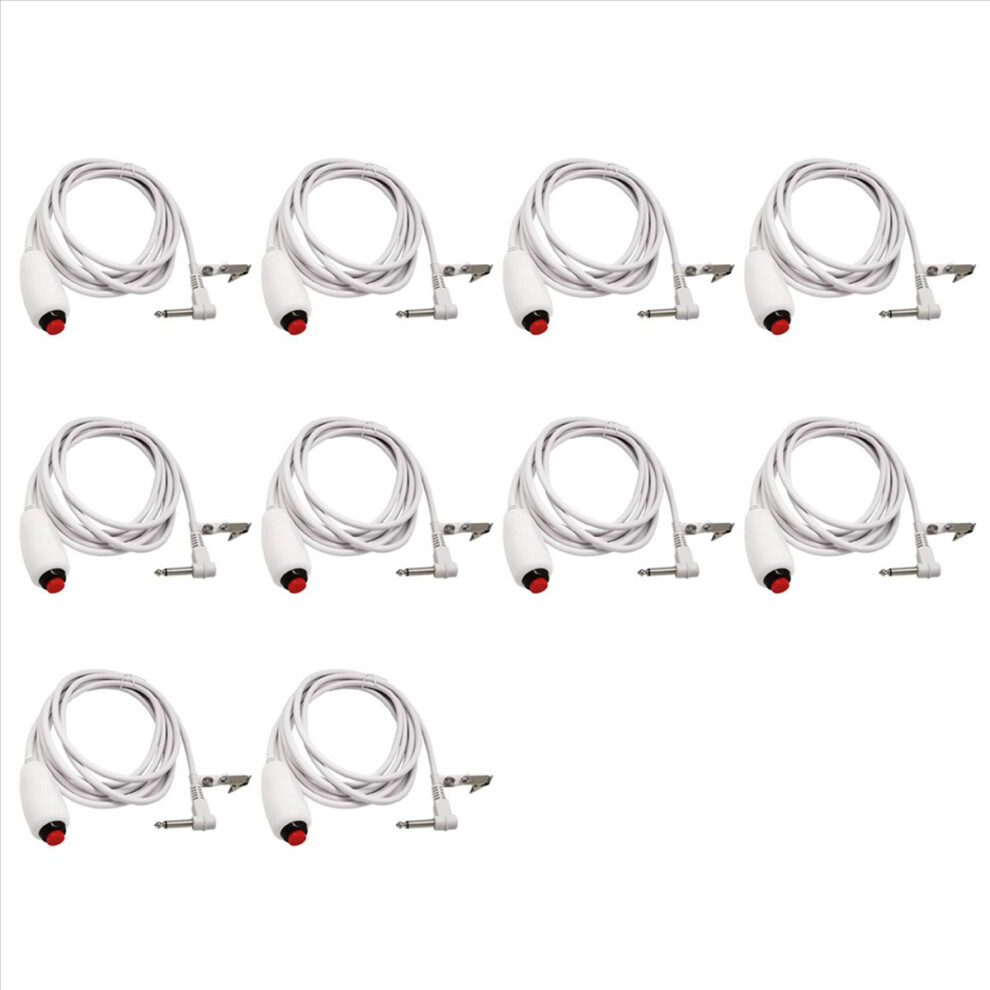 10X Nurse Call Cable 6.35Mm Line Nurse Call Device Emergency 4851114141419