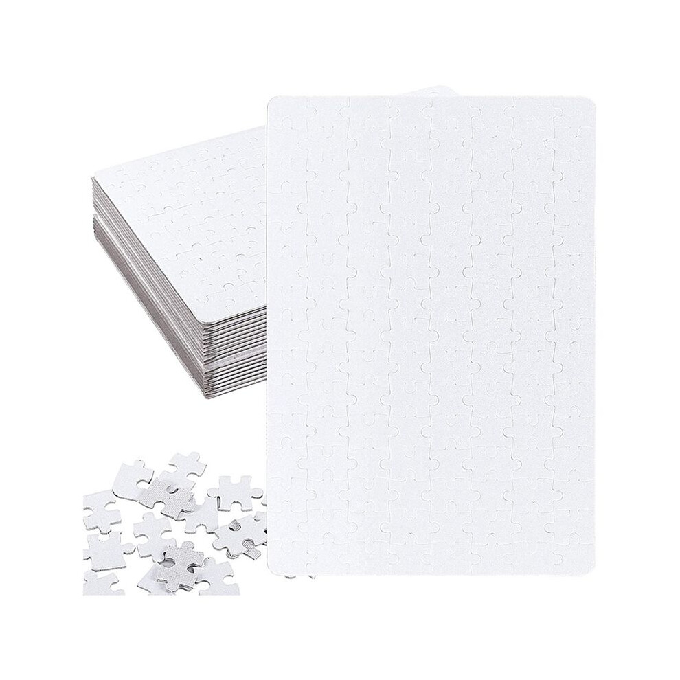 20 Sets Blank Sublimation A4 Jigsaw Puzzle With 120 Pcs Diy Heat 4851114150046