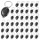 Mini Keychain LED Flashlight Badge Lights with White Beam Flashlight 1