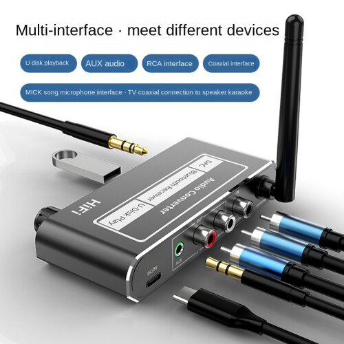 Bezdrátový HIFI převodník Bluetooth 5.2 přijímač 1