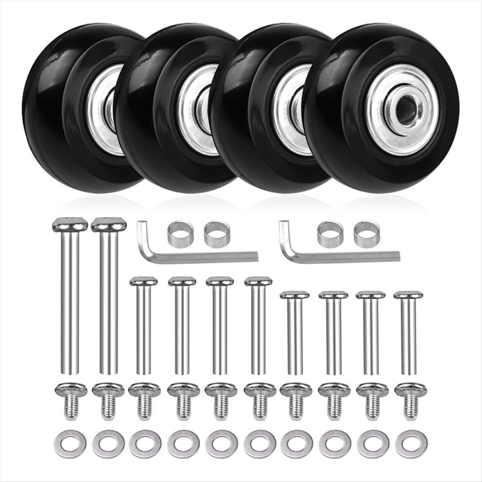 4Pcs Luggage Suitcase Replacement Wheels 40Mmx18mm 4851114147961
