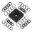 10-pack 1/2" och 10-pack 3/8" slaghållningsringsklämmor 1