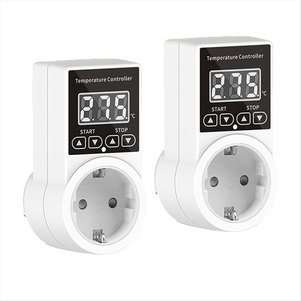 2Pack Thermostat Socket With Sensor, Eu Plug 4851114147244