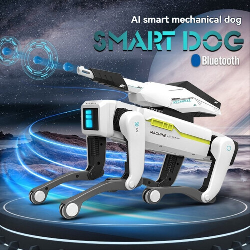 Machine intelligente, chien, dialogue vocal, robot IA, téléphone, télécommande 1