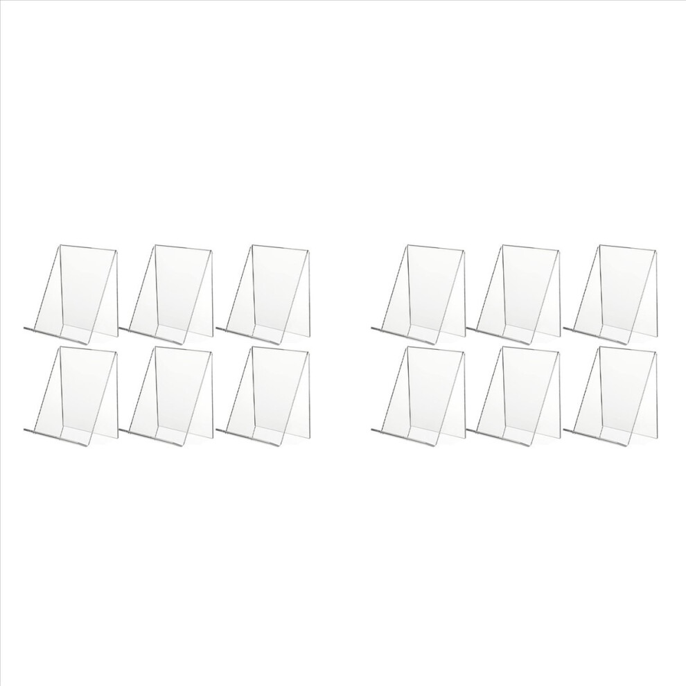 6 Pack Clear Acrylic Display Stand For Pictures,Jewelry,Watch Display 4851114150312