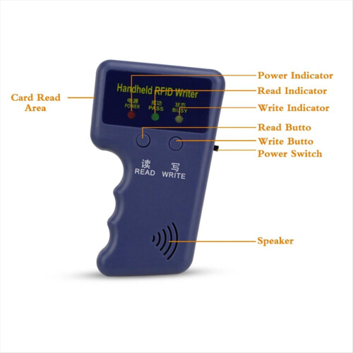 Handheld 125KHz RFID Copier Writer Duplicator Programmer Reader 1