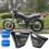 1 Pair Right & Left Frame Covers Panels For Motorcycle Black 4