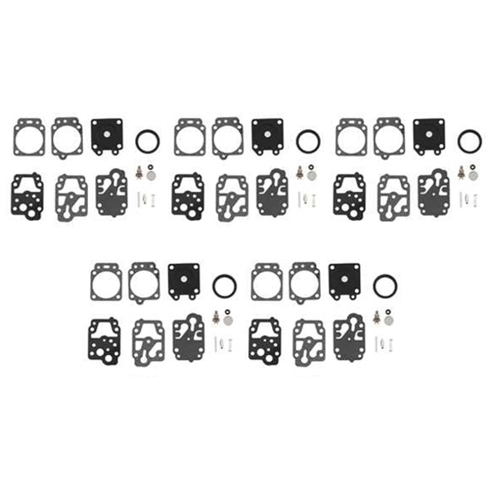 5Sets Carburetor Repair Rebuild Gasket Needle Kit For K20-Wyj 4851114151197