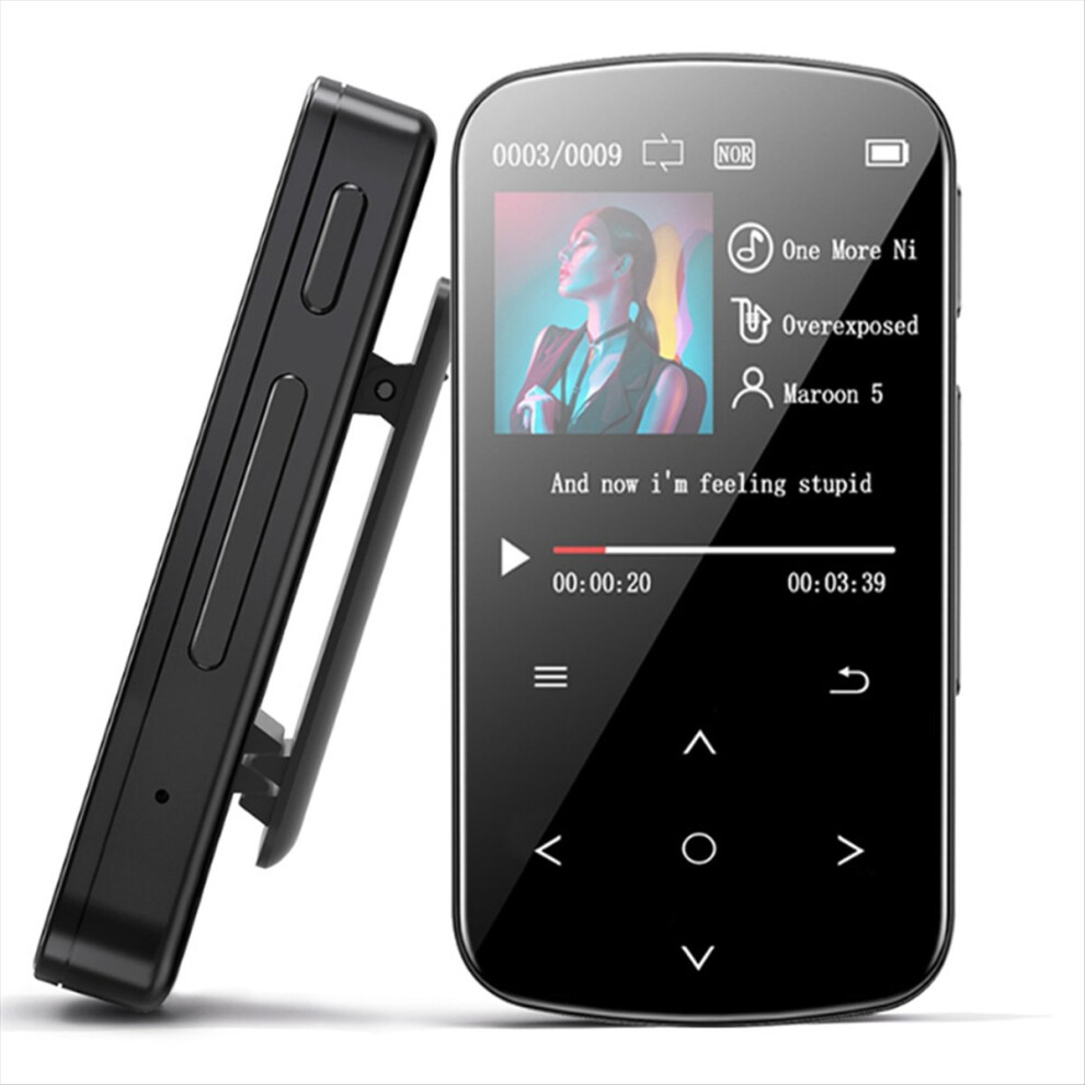 M9 Mp3 Player 32Gb Hifi Lossless Sound Bluetooth Clip Black 4851114155447