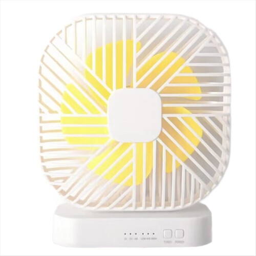Magnetic USB Fan with Three Speed Timing Function Silent White