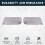 1Pair Car Sun Visor Inside Sunshade Gray for I30 I30CW 7