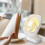 Magnetic USB Fan with Three Speed Timing Function Silent White 4