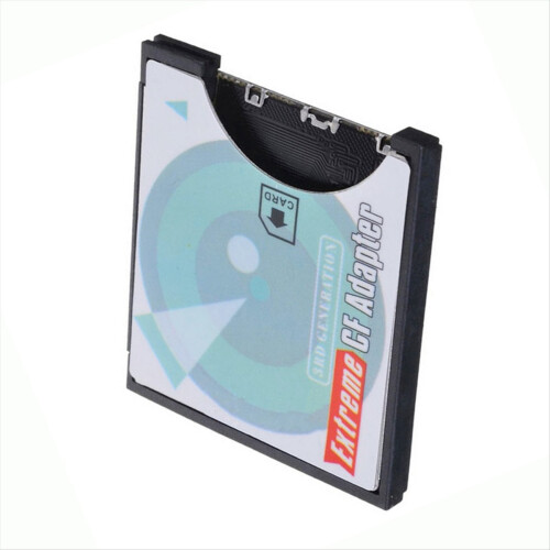 SD SDHC SDXC to High-Speed Extreme Compact Flash Type II Adapter 1