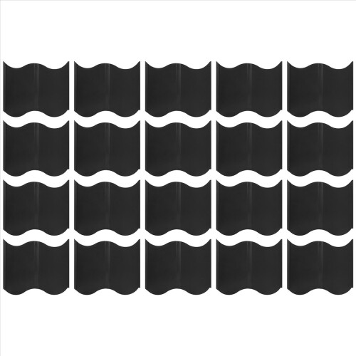 Garden Lawn Edging -20 Pack Landscape Plastic DIY Decorative 1