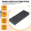 Pierres à aiguiser à double grain grossier/fin 120/320 pour aplatir 5