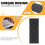 Pierres à aiguiser à double grain grossier/fin 120/320 pour aplatir 6