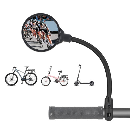 Adjustable Rotatable Bicycle Handlebars Mirrors,for Electric Bike 1