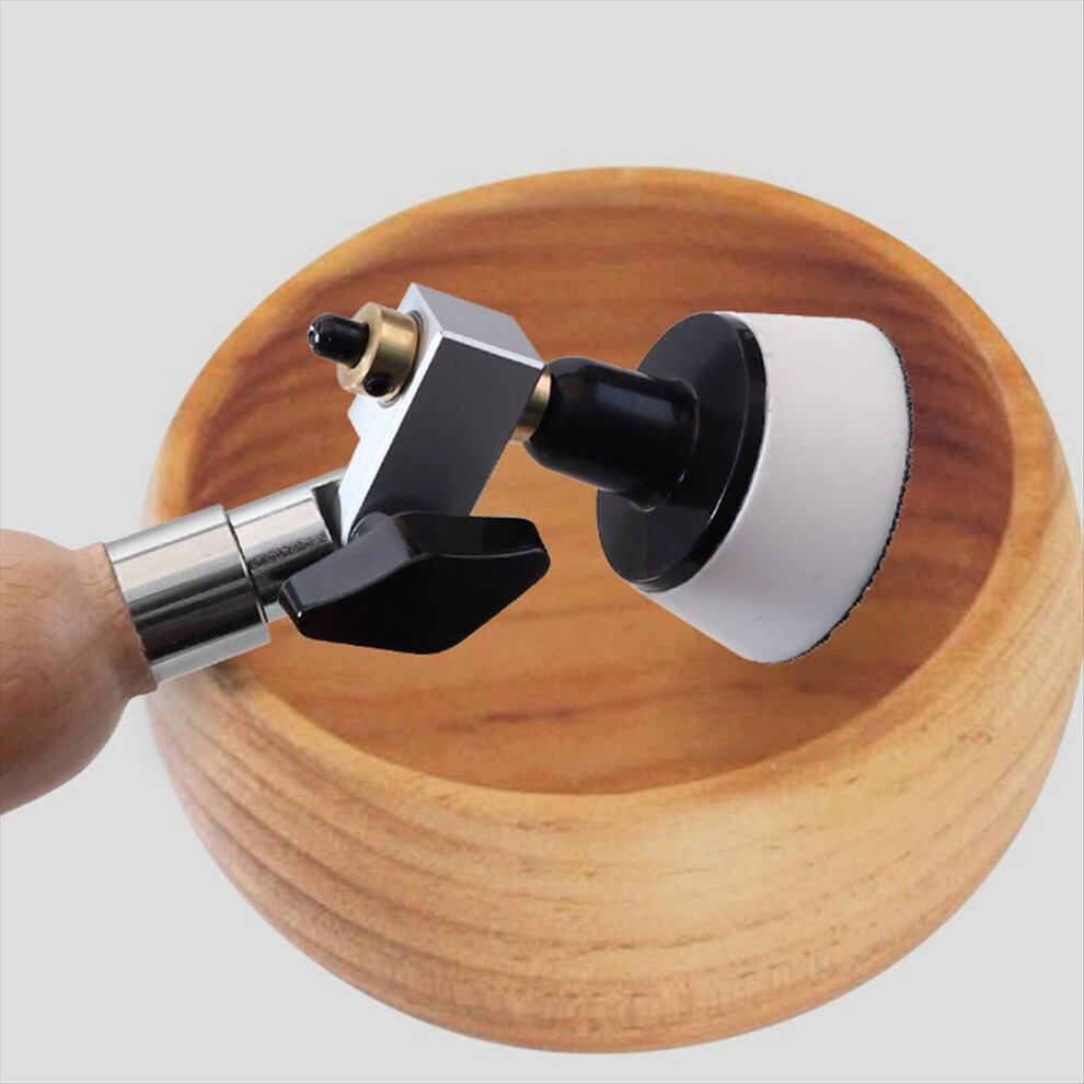 Bowl Sander Set 50Pcs Sandpaper Discs Bowl Sanding Tool With Handle 4851114157007