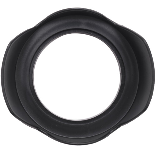 DC-SN Blomsterkrone Modlysblænde Kronbladformet til 62 mm Objektiv Sort 2