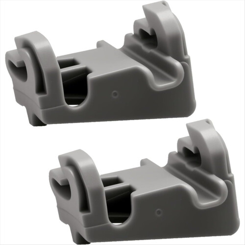 2PCS Dishwasher Lower Rack Holders Rack Fixing Clips Tine Row Clips