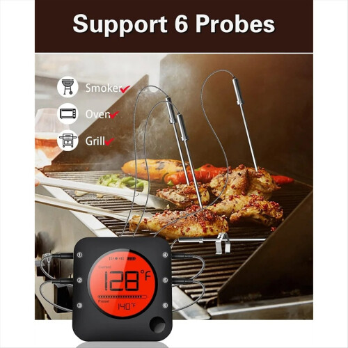 Bluetooth-kötttermometer digital grillkökstermometer 2