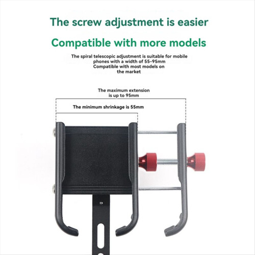 2 in 1 Bicycle Mobile Phone Support Integrated Handlebar Phone Stand 2