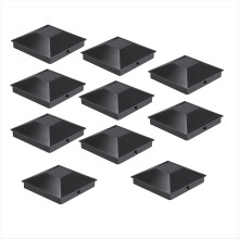 12 stuks 4x4 inch paaldoppen voor houten vinylpalen, schuttingen, brievenbussen