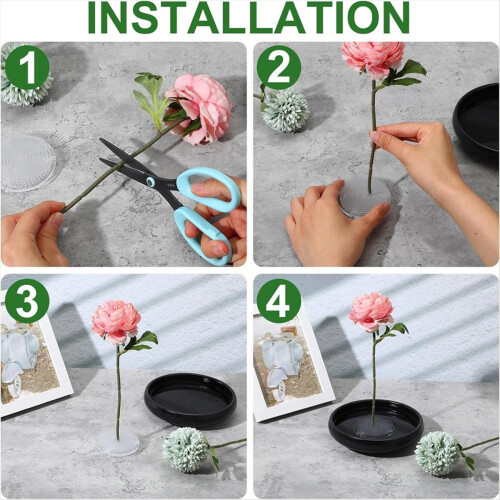 16 stk. plastikblomsterfrøer 1