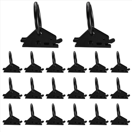 20pcs E Track O-Rings Tie Down Anchors E Track Accessories