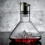 1500 ml whisky-vinkaraffel blyfri krystallgull 6