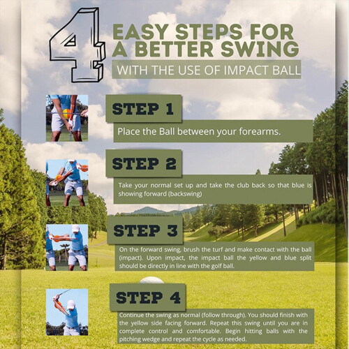 Golf Swing Trainer Aid Golf Swing Ball Alignment Orange 2