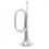 Τρομπέτα Μουσικό Όργανο Μικρή Χάλκινη Σάλπιγγα για Ορχήστρα Ασημί 1